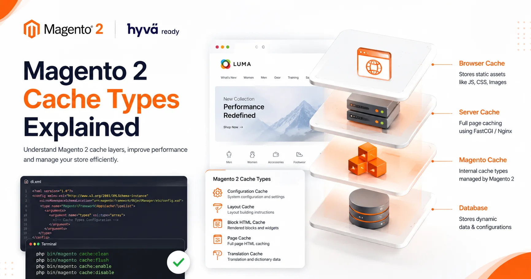 Magento 2 Cache Types Explained: Complete Guide for Developers