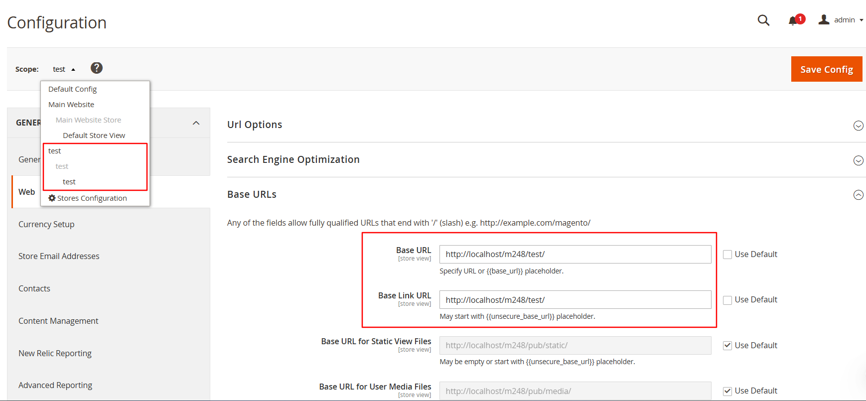 Magento 2 multiple websites with different domains